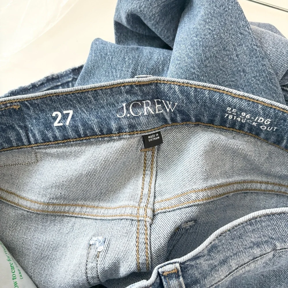J. Crew High-rise Kickout Jean Rose Lark Blue - Picture 4 of 6